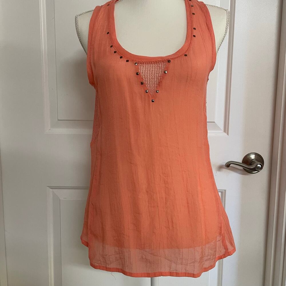 Love Tree Womens Large Sheer Top